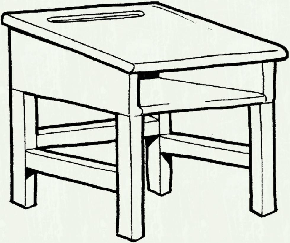 School Desk Drawing At Paintingvalley Com Explore Collection Of