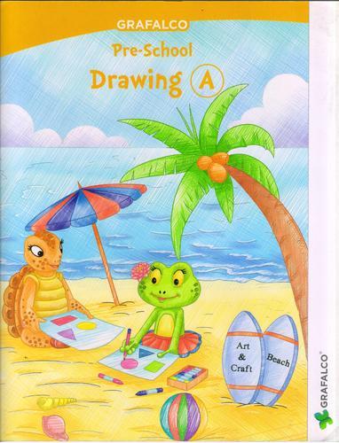 382x500 grafalco pre school drawing a book, kala ki kitabein - School Drawing