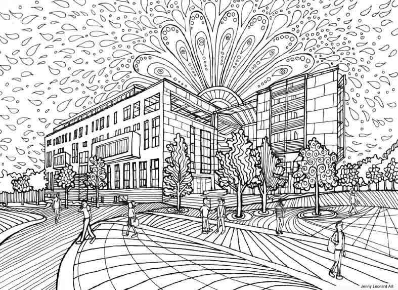 787x573 drawing design commissions jenny leonard art - School Drawing