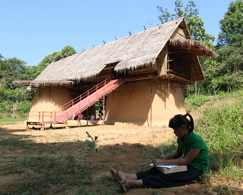 500x400 kikuma watanabe translates kid's drawing into floating school - School Drawing For Kid