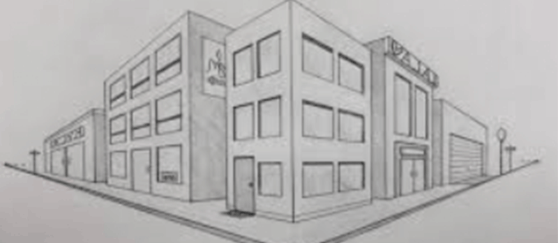 800x349 Teen Perspective Drawing The Art School Of Peterborough - School Drawing Images