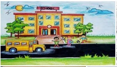 400x230 my school my vision drawing - School Drawing Images