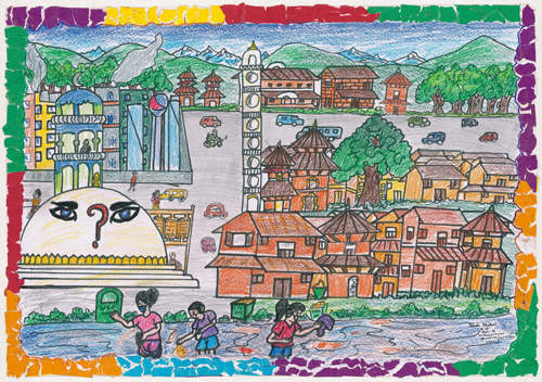 500x352 world habitat day children's drawing contest proposals - School Drawing Picture