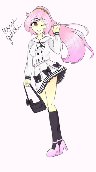 320x569 Schoolgirl Drawings On Paigeeworld Pictures Of Schoolgirl - School Girl Drawing