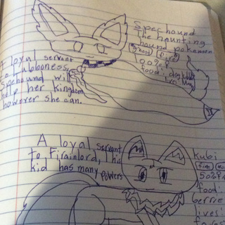 320x320 two fakemon i made in the gym of the school! i love these - School Gym Drawing