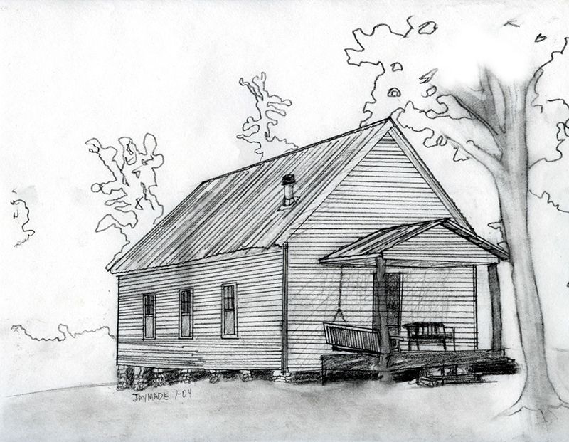 800x621 huge collection of 'old school house drawing' download more than - School House Drawing