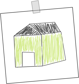 271x289 Schoolhouse Clip Art - School House Drawing