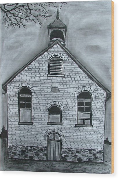 411x618 the old school house drawing - School House Drawing