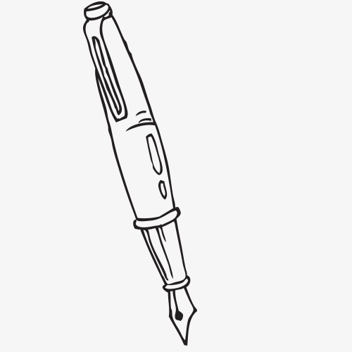 500x500 learning materials,desk,learn,textbook,school bag,pen,line drawing - School Line Drawing