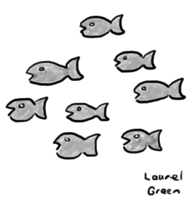 277x289 School Of Fish - School Of Fish Drawing