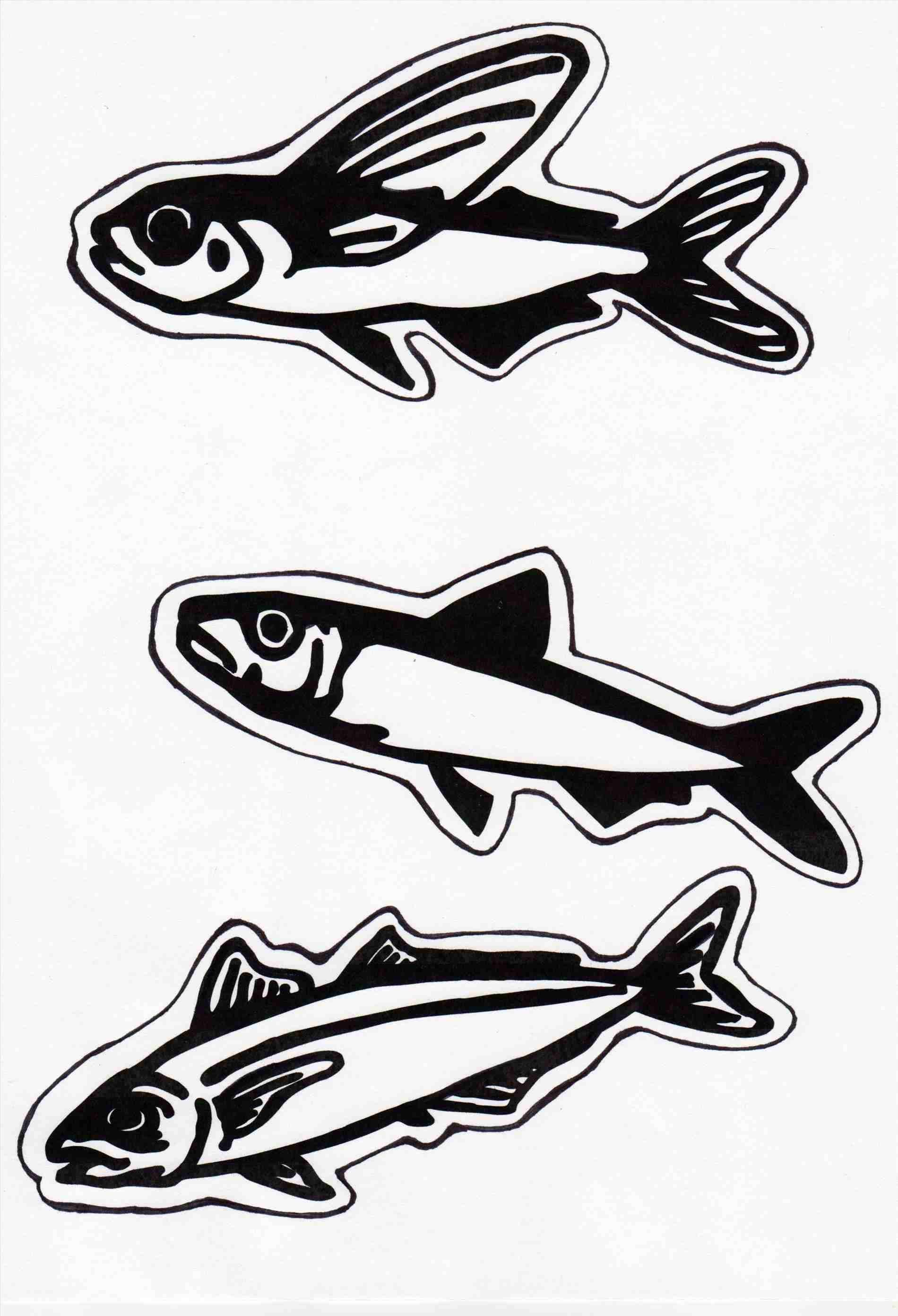 1900x2783 Drawn Fishing School Fish - School Of Fish Drawing