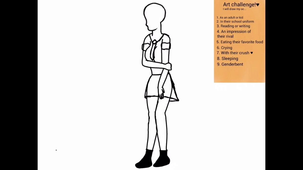 1280x720 speedpaint galaxy claw school uniform drawing challenge - School Uniform Drawing