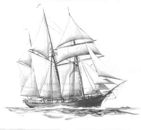 450x414 wetcanvas artsschool online drawing drawing ships - Schooner Drawing