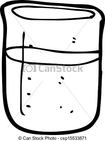 Science Beaker Drawing