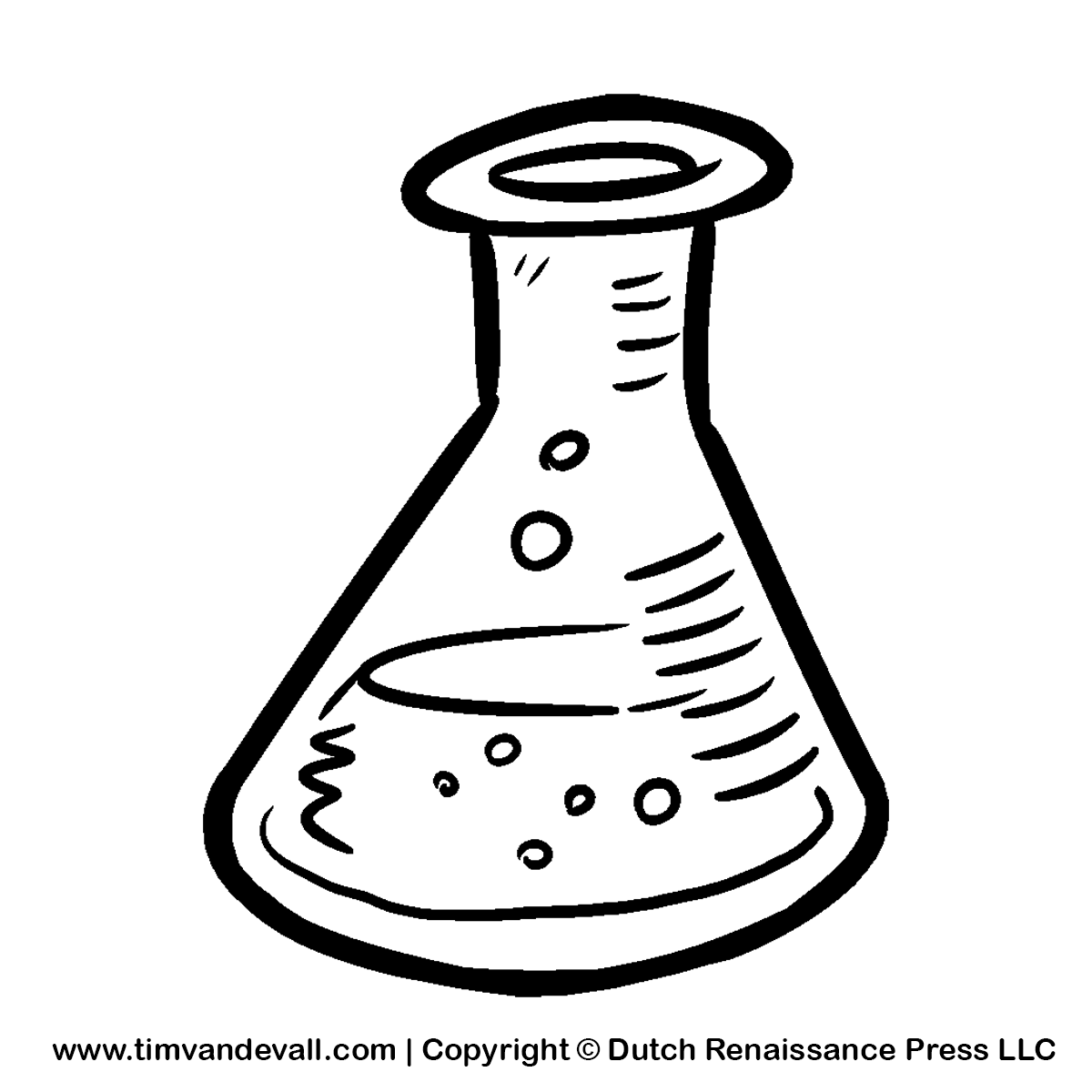 1200x1200 scientist drawing free download - Science Beaker Drawing