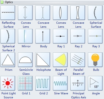 446x425 physics laboratory equipment and symbols - Science Equipment Drawings