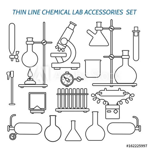 Science Equipment Drawings at PaintingValley.com | Explore collection ...