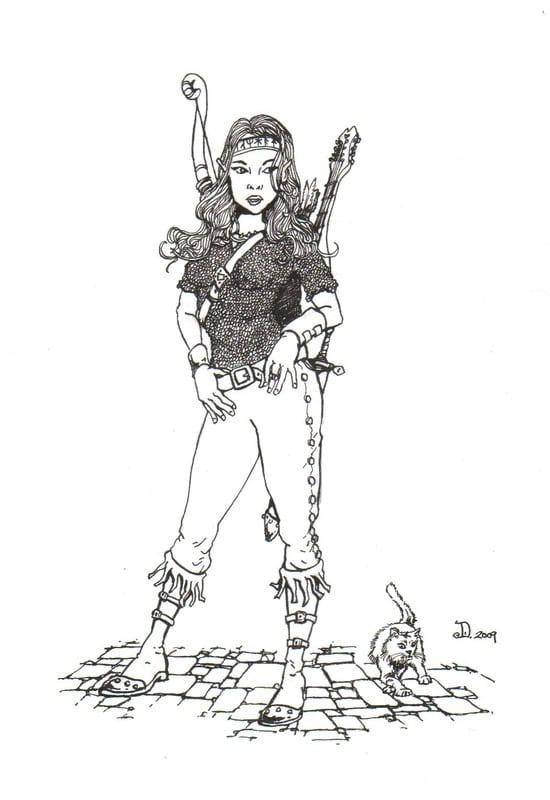 550x800 draw a fantasy or science fiction picture fiverr - Science Fiction Drawings