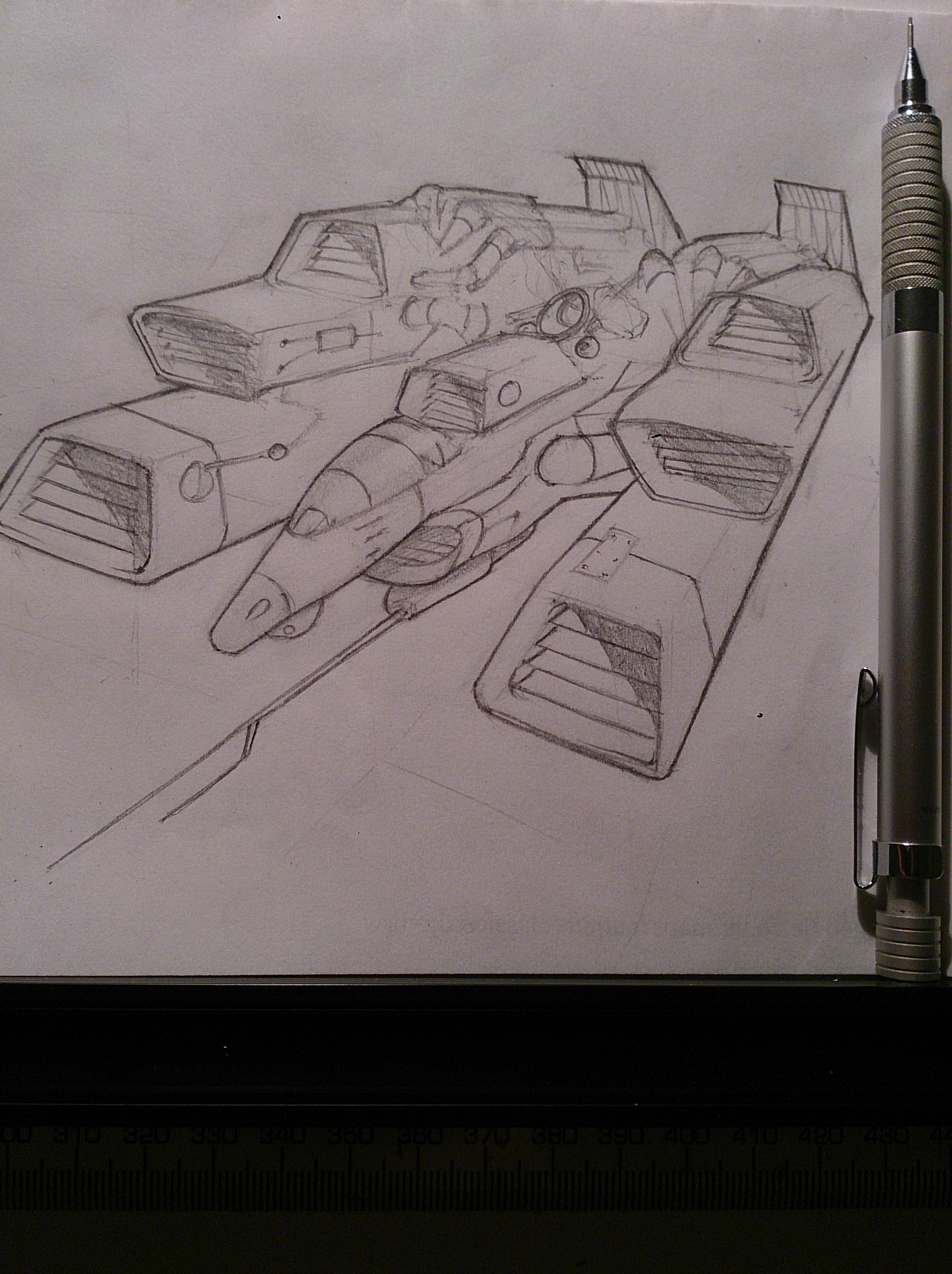 1936x2592 how to draw science fiction dark century - Science Fiction Drawings