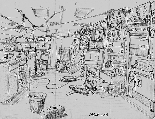 Science Lab Drawing at PaintingValley.com | Explore collection of