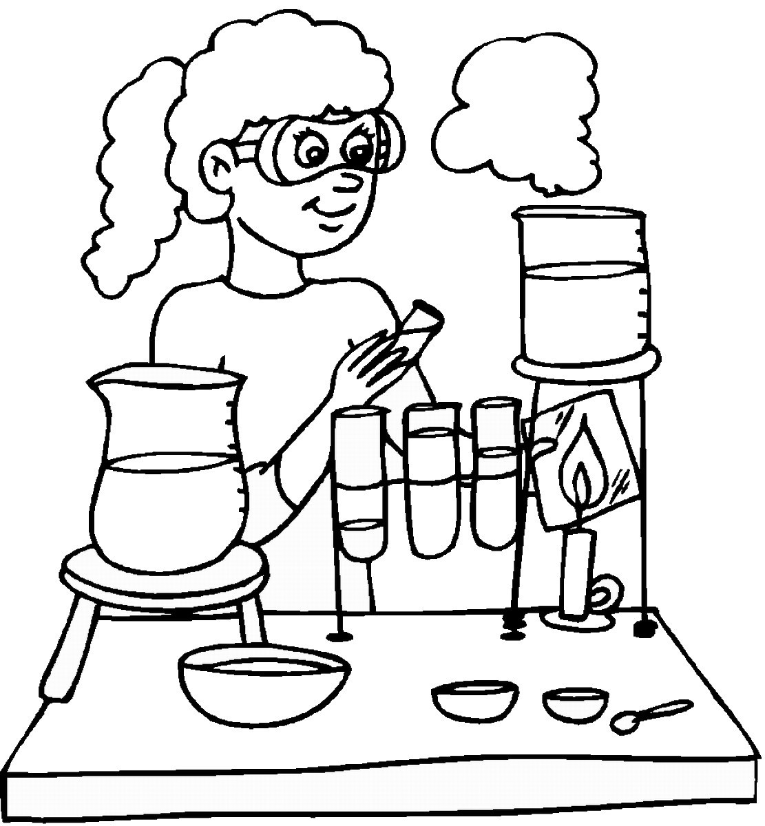 Science Lab Drawing at Explore collection of