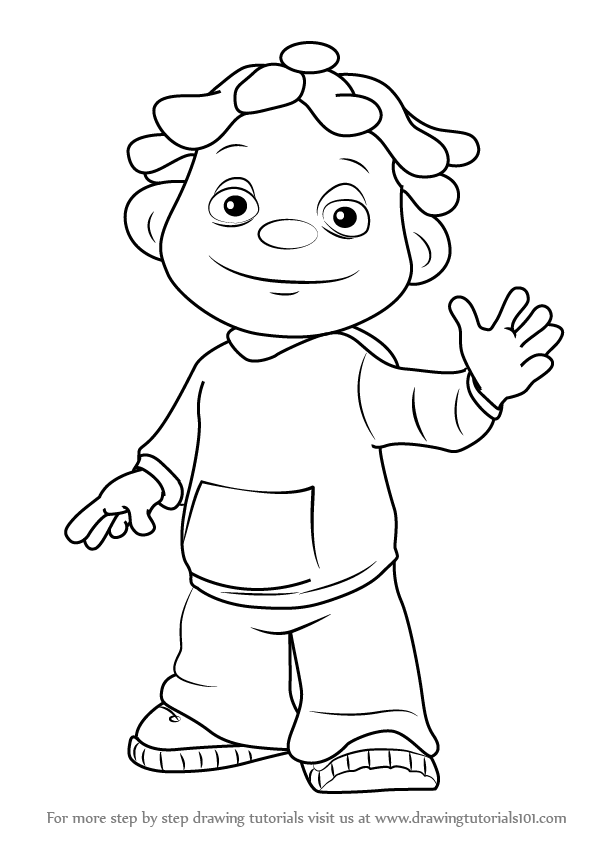 596x843 learn how to draw sid from sid the science kid - Scientist Drawing