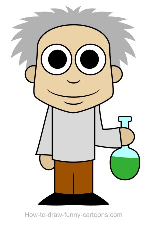 335x457 scientist drawing - Scientist Drawing