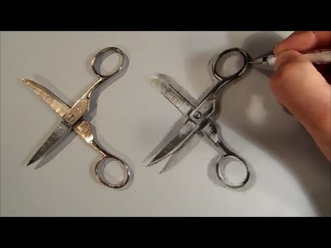 480x360 realism challenge - Scissors Drawing