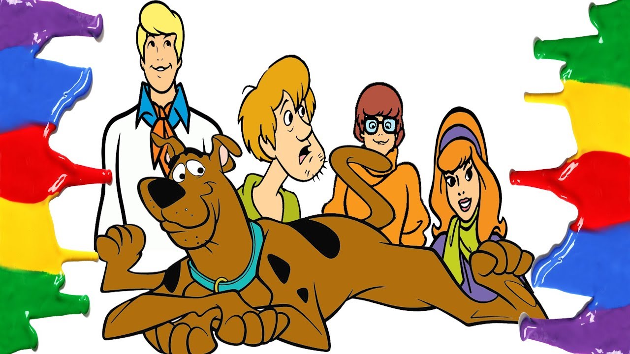 1280x720 how to draw and color scooby doo episodes characters - Scooby Doo Cartoon Drawing