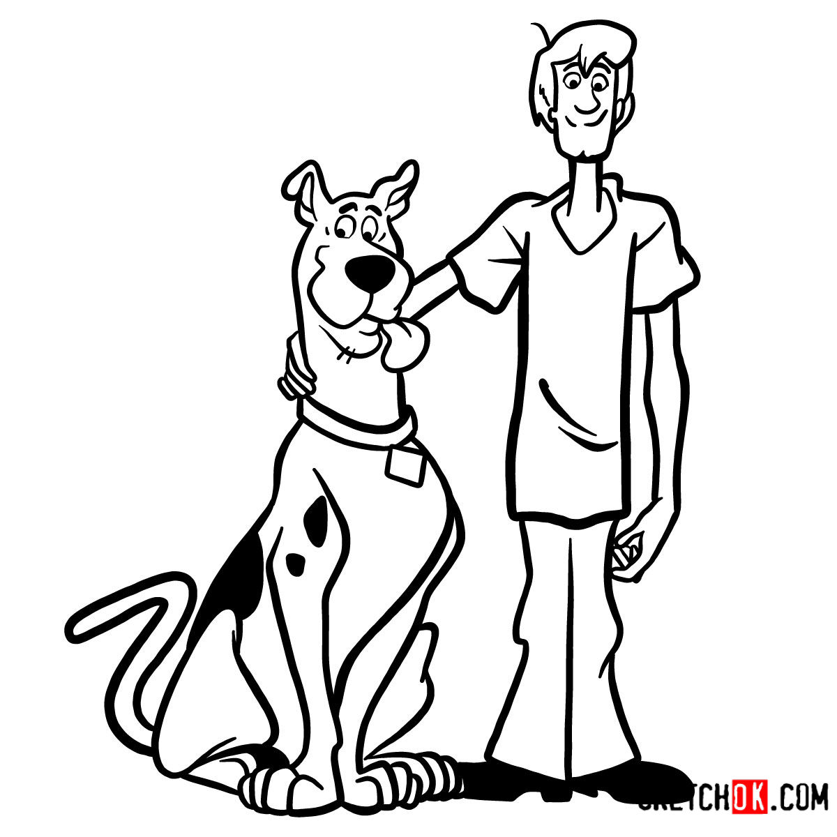 Scooby Doo Drawing at PaintingValley.com | Explore collection of Scooby ...
