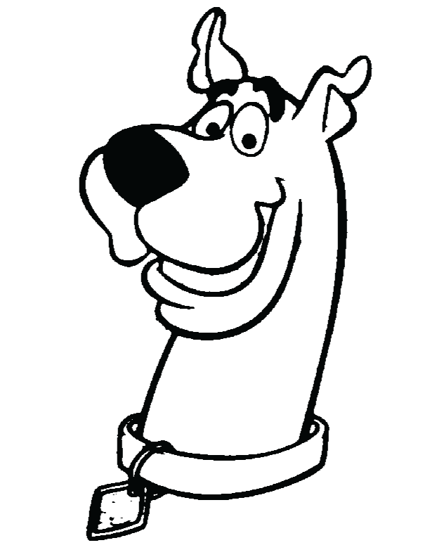 612x792 scooby doo - Scooby Doo Drawing