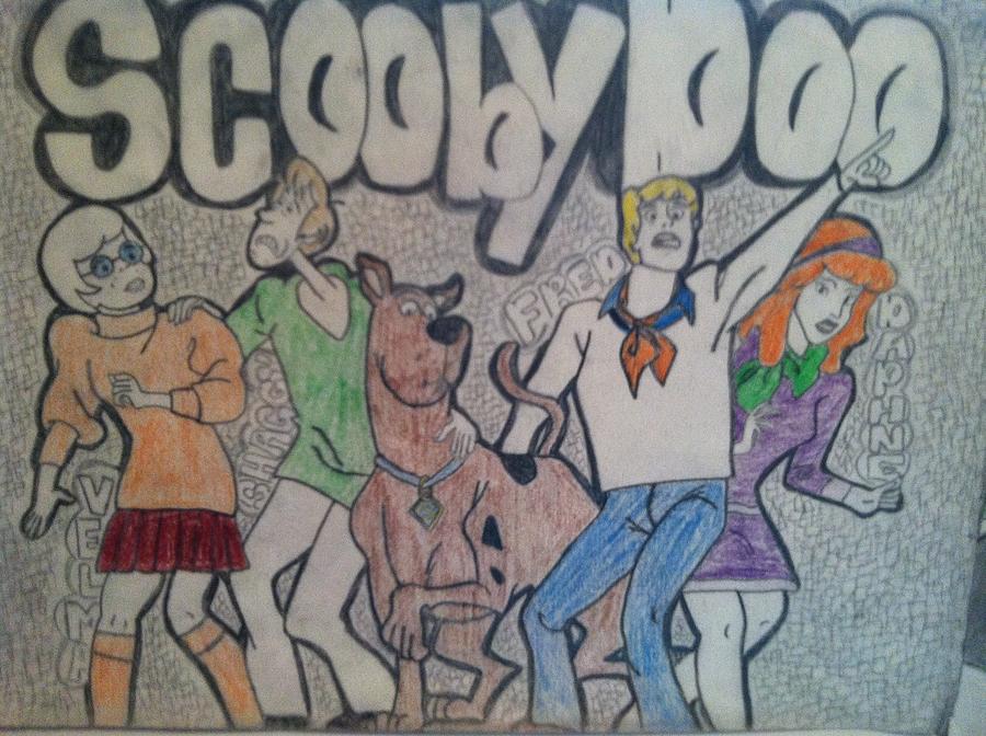 900x672 scooby doo drawing - Scooby Doo Drawing