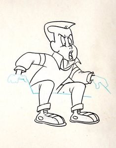 235x300 freddy + a pup named scooby doo + original production drawing + ebay - Scooby Doo Drawing Pictures