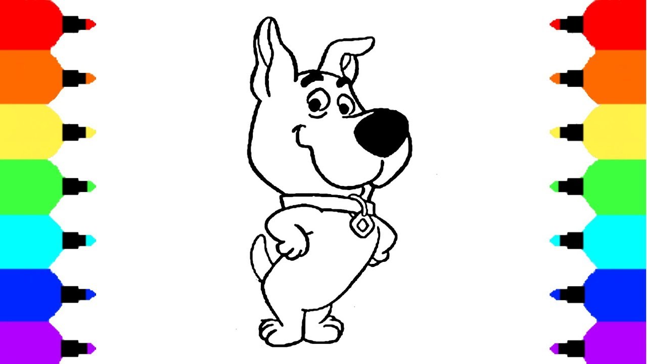 1280x720 how to draw scrappy doo from scooby doo learn coloring pages - Scooby Doo Drawing Pictures