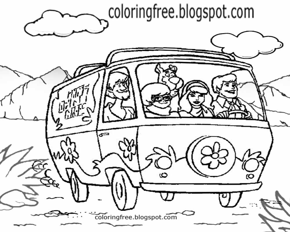 Coloring Pages For Scooby Doo Coloring And Drawing
