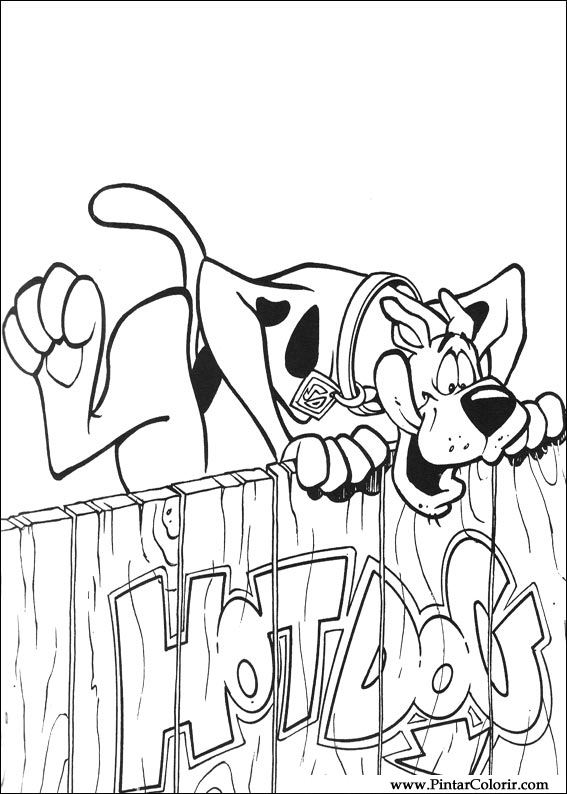 567x794 drawings to paint colour scooby doo - Scooby Doo Drawing Pictures