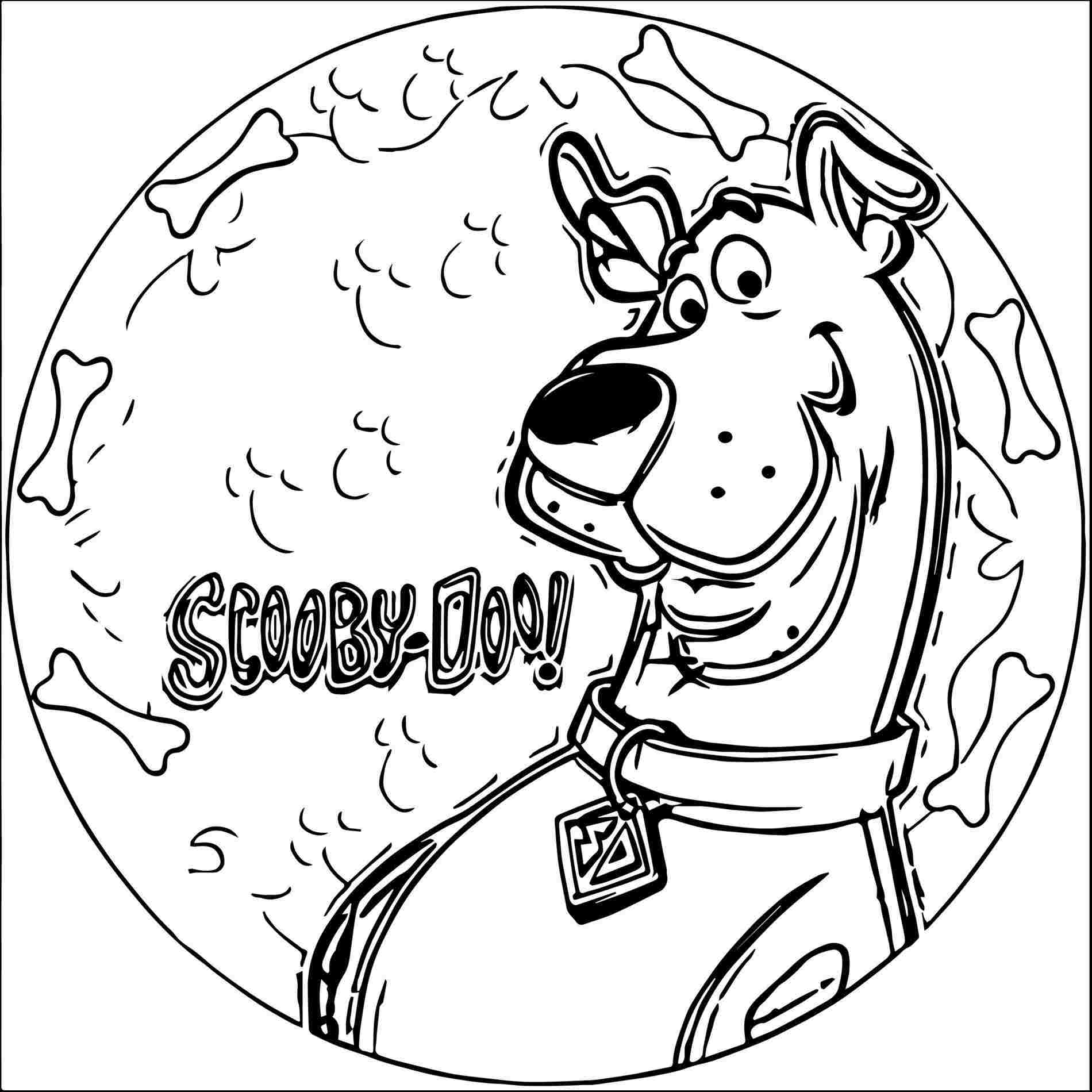 1900x1900 Face Archives - Scooby Doo Face Drawing