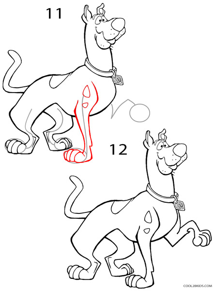 446x600 How To Draw Scooby Doo - Scooby Drawing
