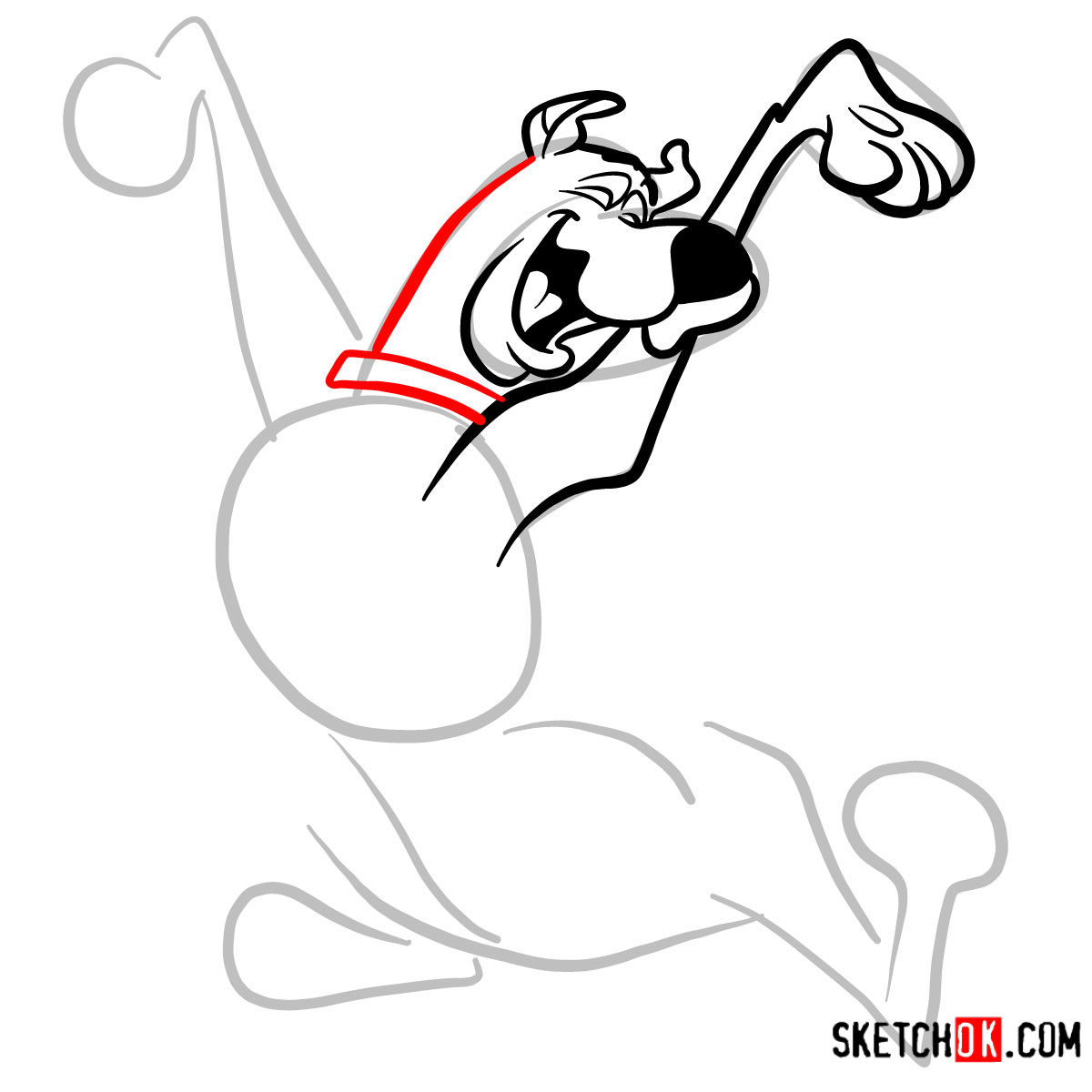 1200x1200 How To Draw Happy Scooby Doo - Scooby Drawing