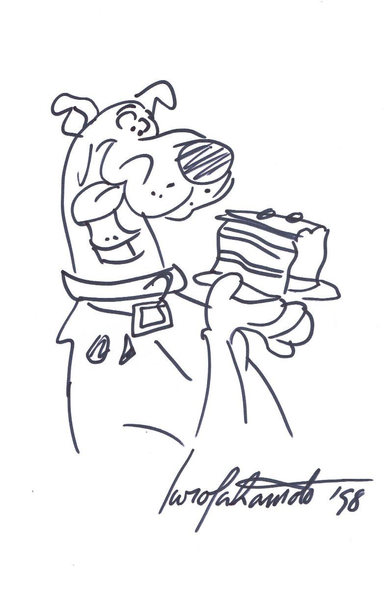 782x1200 Iwao Takamoto Drawing Of Scooby Doo - Scooby Drawing