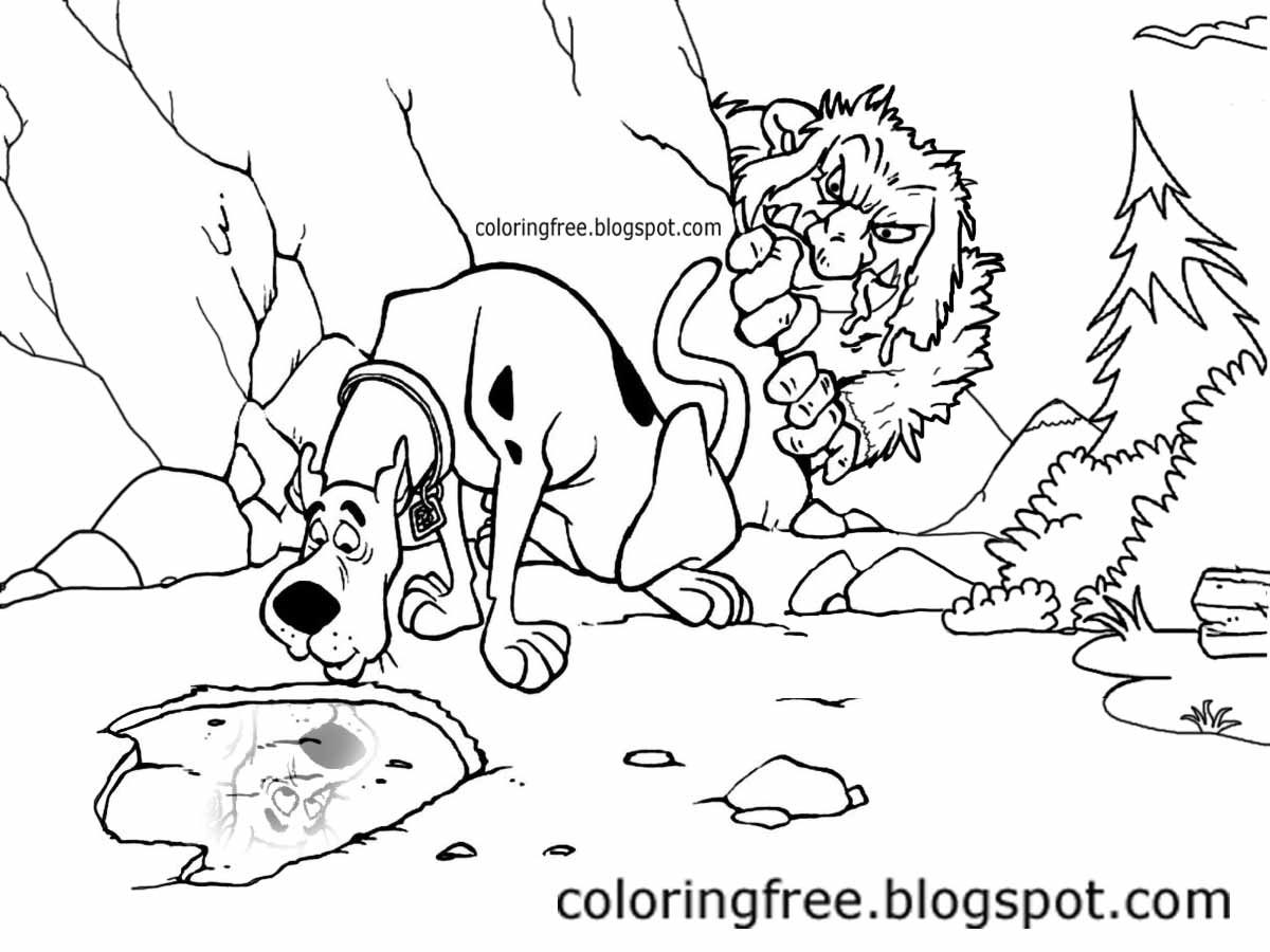 1200x900 Printable Scooby Doo Coloring Haunted Ghost Town Monster Drawing - Scooby Drawing