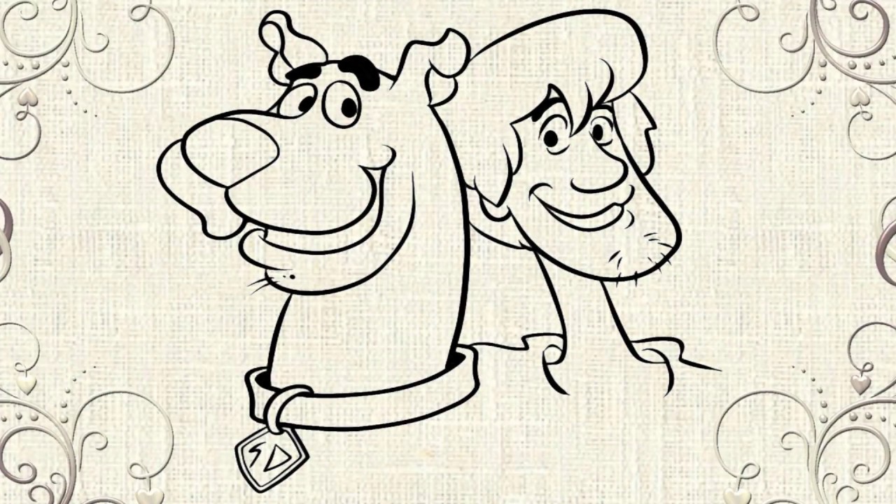 1280x720 Draw Scooby And Shaggy - Scooby Drawing