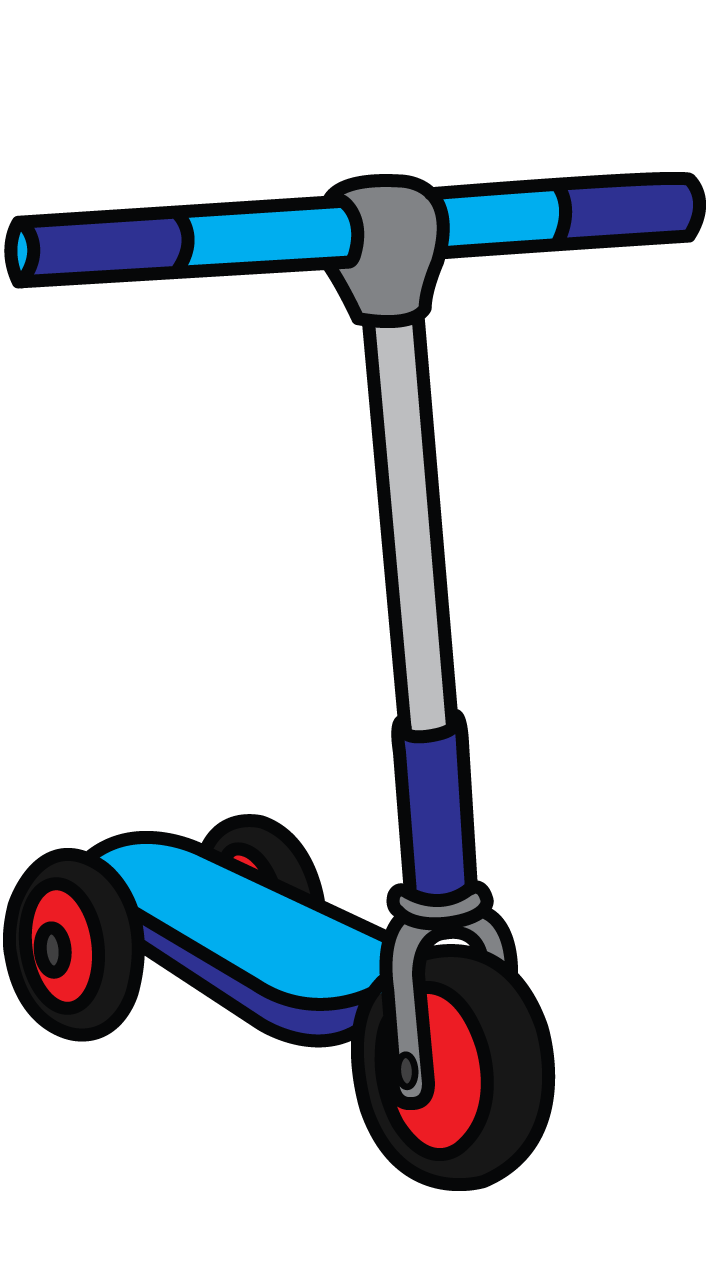 720x1280 Drawissimo Kids How To Draw - Scooter Drawing