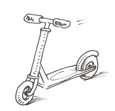 227x220 how to draw a scooter shoo rayner - Scooter Drawing