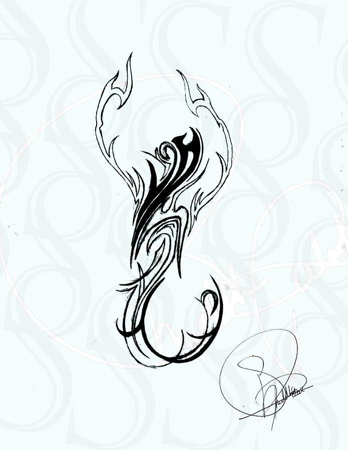 695x900 scorpio tattoo drawing - Scorpio Drawing