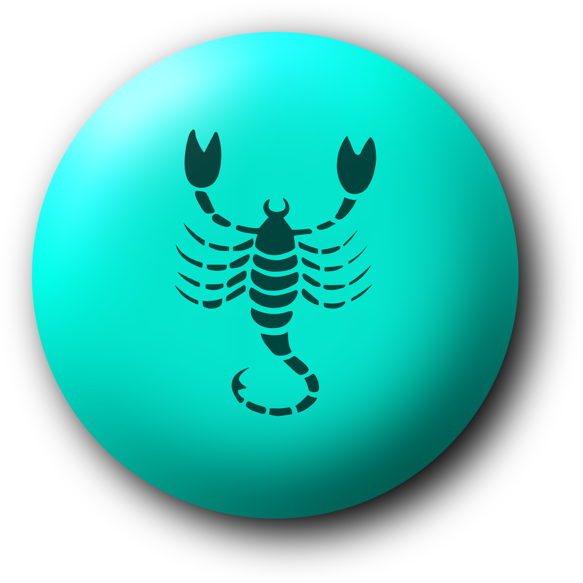 2400x2400 clipart - Scorpio Drawing