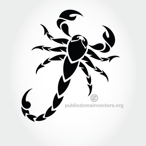 500x500 Scorpion Drawing - Scorpion Drawing