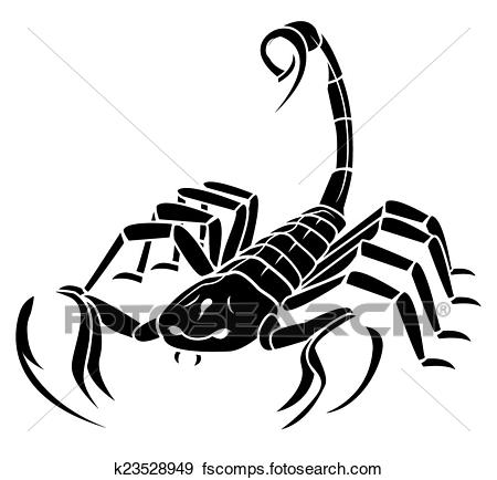 450x434 Scorpion Clipart Line Drawing - Scorpion Line Drawing