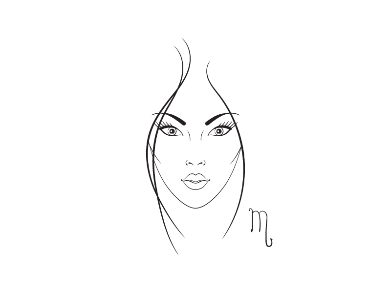 800x600 Scorpion Girl - Scorpion Line Drawing