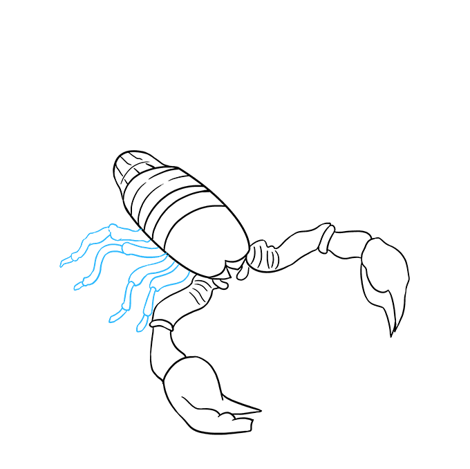680x678 Drawing Scorpions Line Transparent Png Clipart Free Download - Scorpion Line Drawing